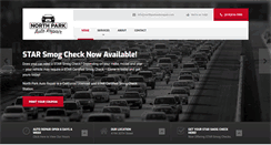 Desktop Screenshot of northparkautorepair.com